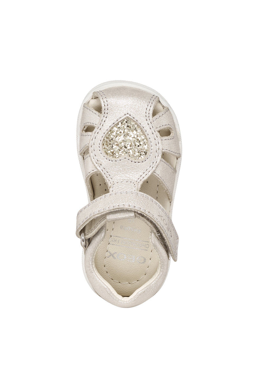 Geox Παιδικό Παπουτσοπέδιλο για Κορίτσι Beige/Platinum B654WA 0MAEW C0262