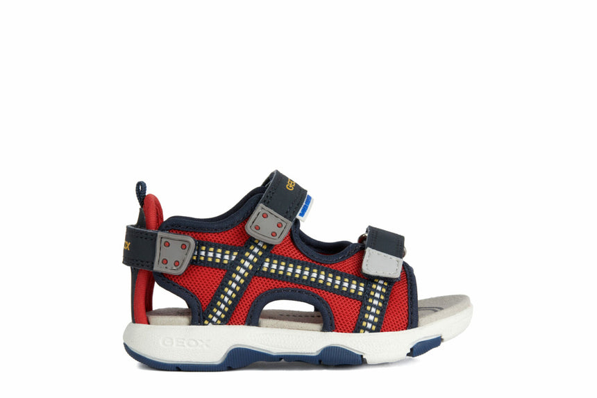 Geox B S.Multy B.A-Dbk+Mesh Red/Navy