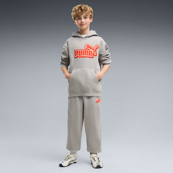 Puma Χαλαρο Νεανικο Φουτερ με Κουκούλα  FL B 694674-63