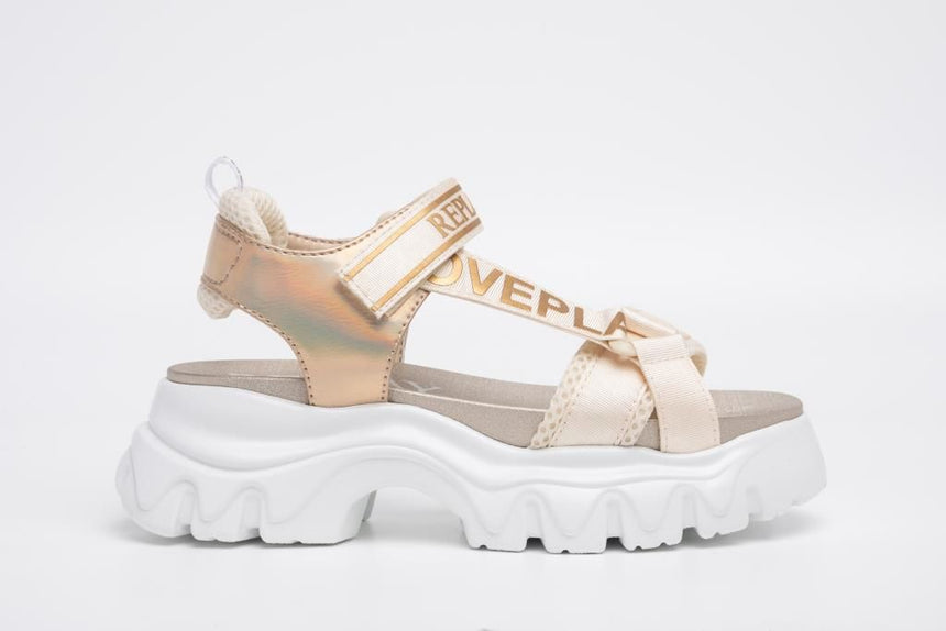 REPLAY JP140001T-25876 SANDAL beige gold