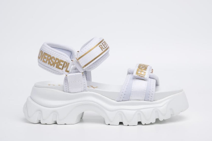 REPLAY JP140002T-0070 SANDAL white-gold