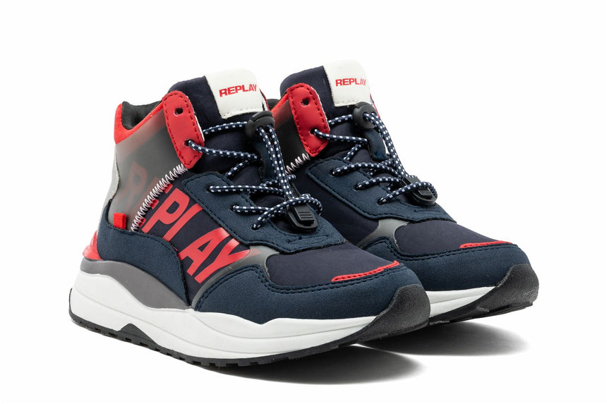 REPLAY MERAK JS640002T 0290-NAVY RED