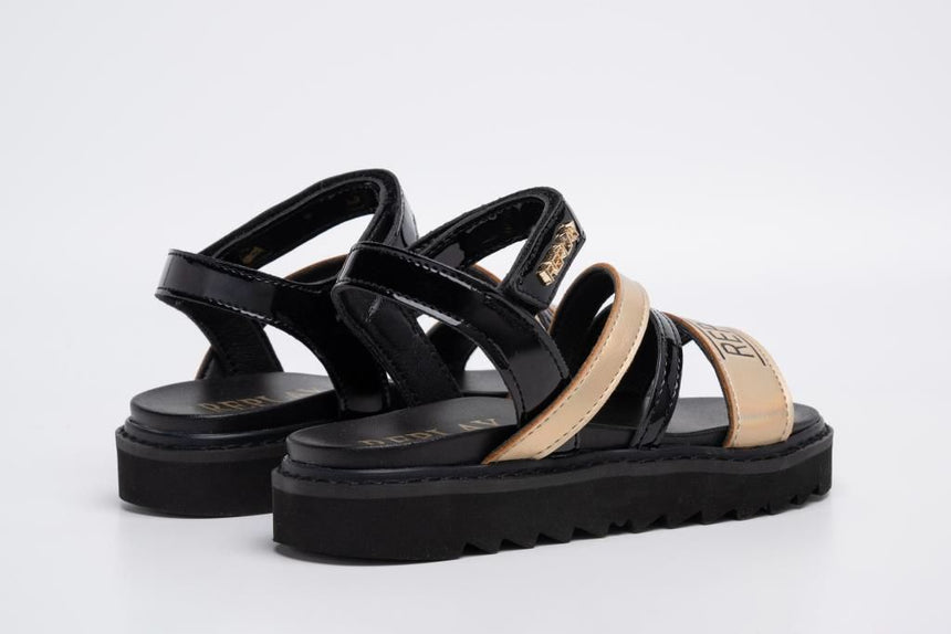 REPLAY JT420009S-006 SANDAL black-gold