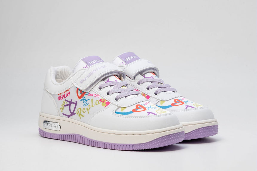 Replay Sneakers Epic Jr5 JZ430005T 2081-White Multi