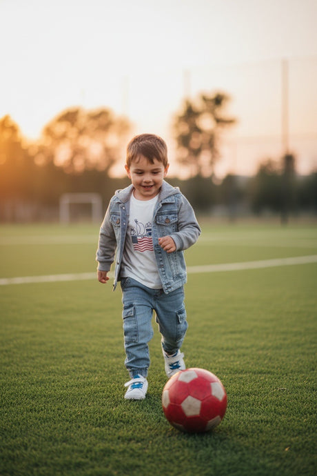 Restart for Kids Παιδικό Σετ  3τμχ μπλούζα  βερμούδα μπουφάν αγόρι 26-11248