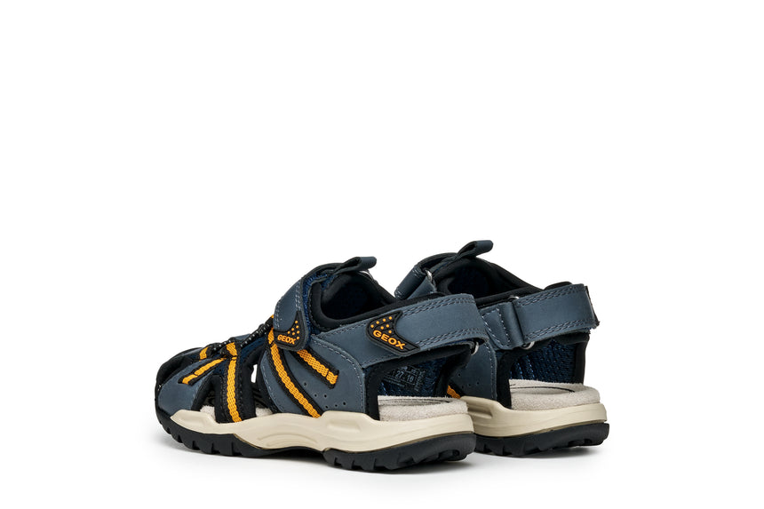 GEOX J450RB014MEC0659 SANDAL navy/orange