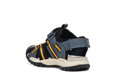 GEOX J450RB014MEC0659 SANDAL navy/orange