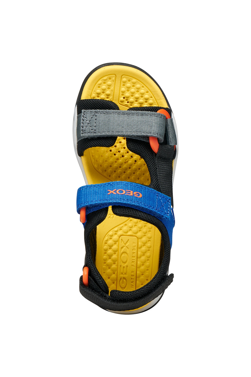 Geox πεδιλο αγορι black roual j450re 01411 c0245