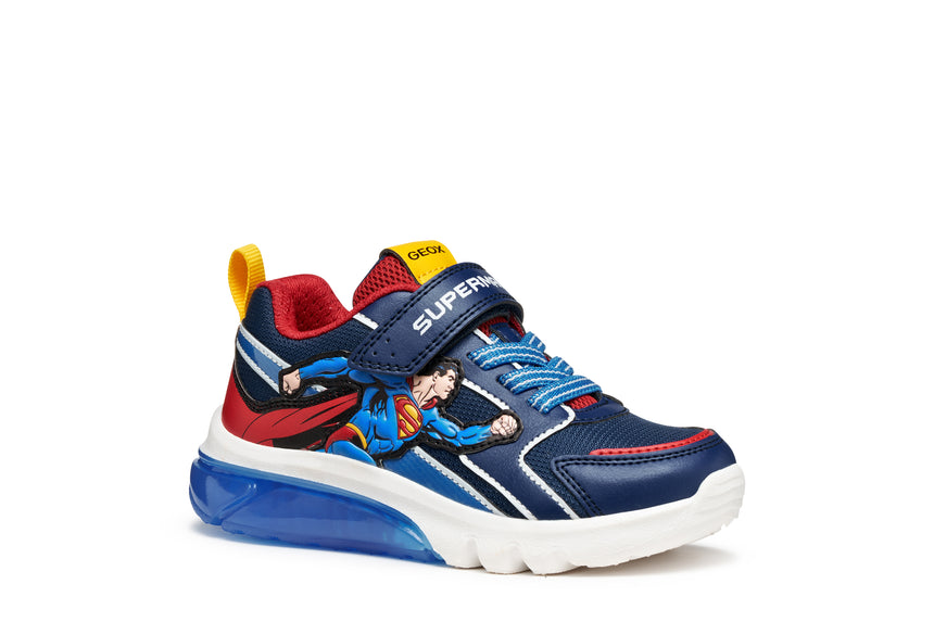 Geox J Ciberdron Παιδικά Sneakers Ανατομικά Μπλε j56lbd05411c0200