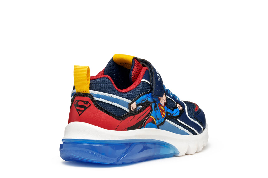 Geox J Ciberdron Παιδικά Sneakers Ανατομικά Μπλε j56lbd05411c0200