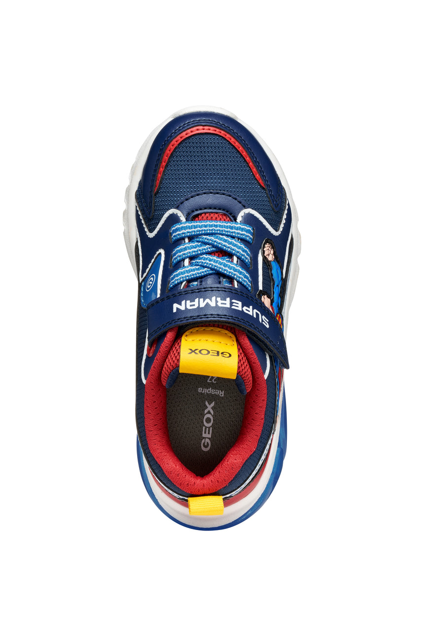 Geox J Ciberdron Παιδικά Sneakers Ανατομικά Μπλε j56lbd05411c0200