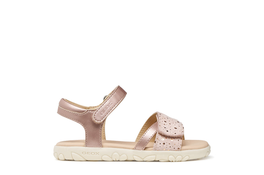 Geox J Sandal Haiti Παιδικά Πέδιλα για Κορίτσι Μπλε J658ZC 0NFMA C8010