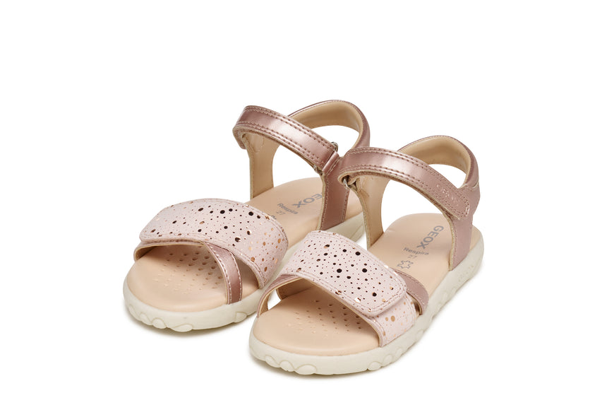 Geox J Sandal Haiti Παιδικά Πέδιλα για Κορίτσι Μπλε J658ZC 0NFMA C8010