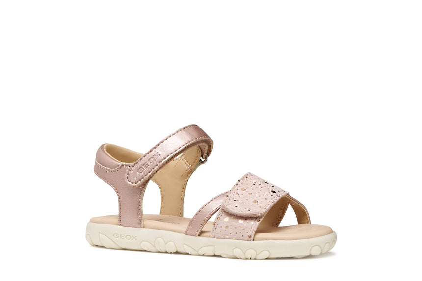 Geox J Sandal Haiti Παιδικά Πέδιλα για Κορίτσι Μπλε J658ZC 0NFMA C8010