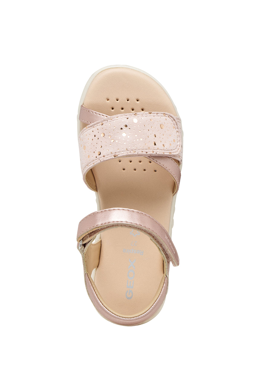 Geox J Sandal Haiti Παιδικά Πέδιλα για Κορίτσι Μπλε J658ZC 0NFMA C8010