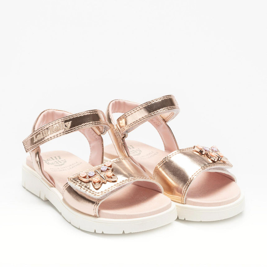 Lelli Kelly Πεδιλα Jasmine LKCV4216 Gold Rose
