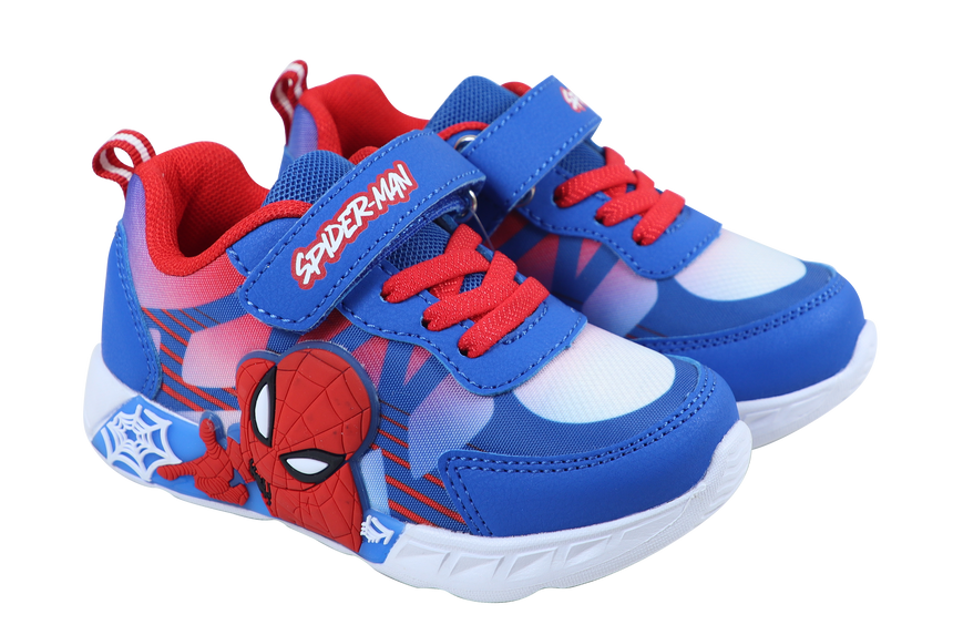 Spider-Man Παιδικά Αθλητικά Παπούτσια με Φωτάκι για Αγόρι Μπλε R1310628T