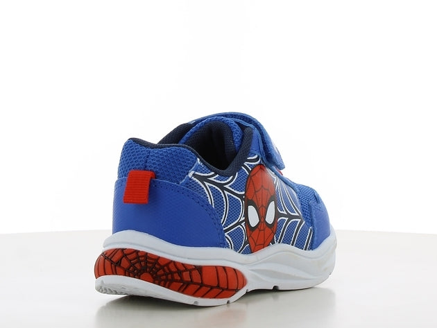 Spiderman αθλητικο με φωτακια μπλε  sp014605