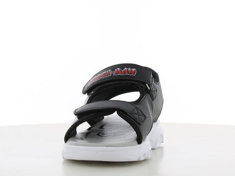Spiderman πεδιλο με φωτακια και velcro μπλε μαυρο  sp014995