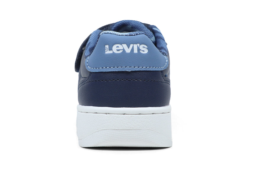 LEVI'S KICK MINI/VUNI0122S NAVY CAMO 0789 Παιδικά Sneakers με Σκρατς Μπλε