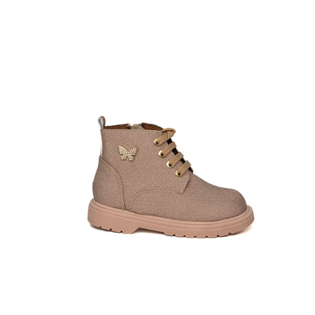 Bonito Ankle Boots X24-5158 NUDE GLITTER