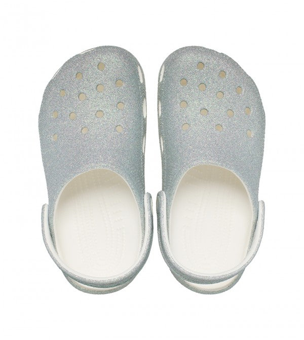 Crocs 201985-100 Classic iridescent glitter cgt