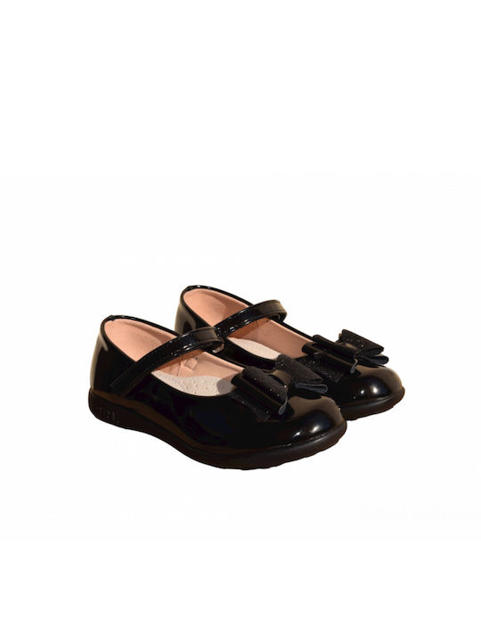 Touiti Μπαλαρινες 342600 Black Λουστρινι