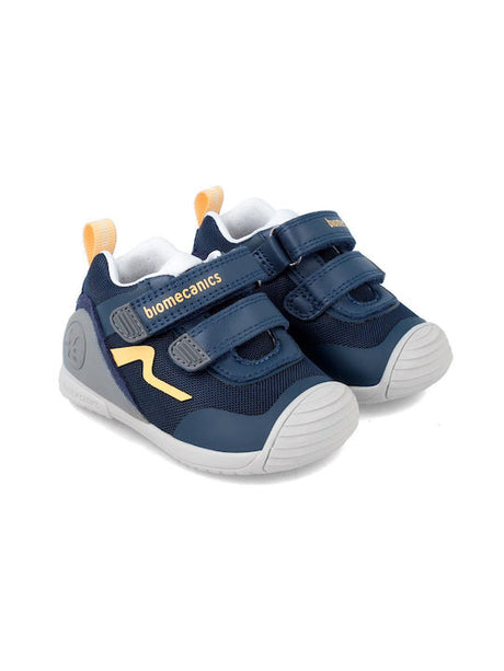 Biomecanics Μποτακια 231142-A Azul Marino Y Amarillo