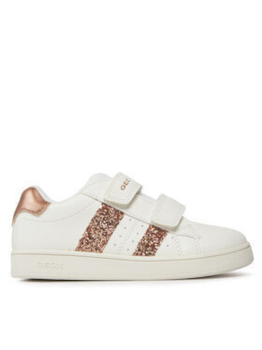 Geox J Eclyper A-Synt.Lea J45LRA 000BC C1ZH8 White/Rose Gold