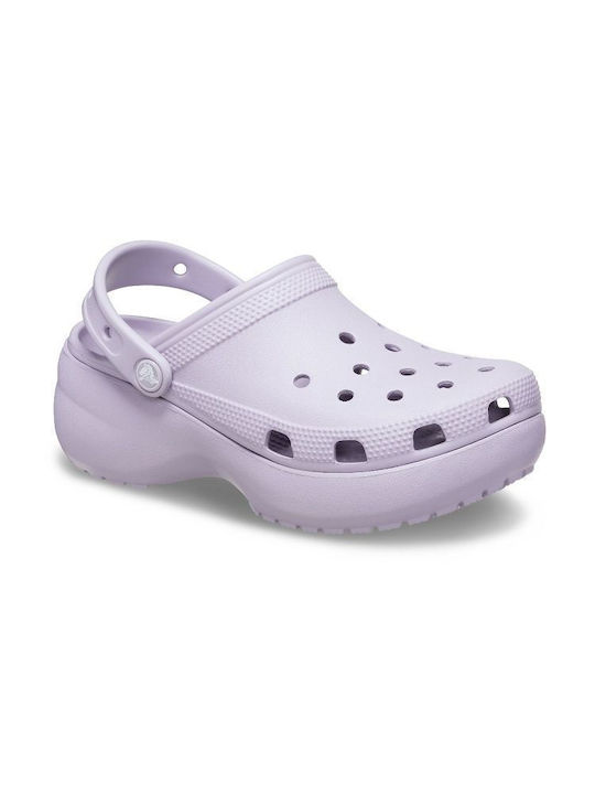 Crocs 206750-5PS CLASSIC PLATFORM mauve mist brume mauve