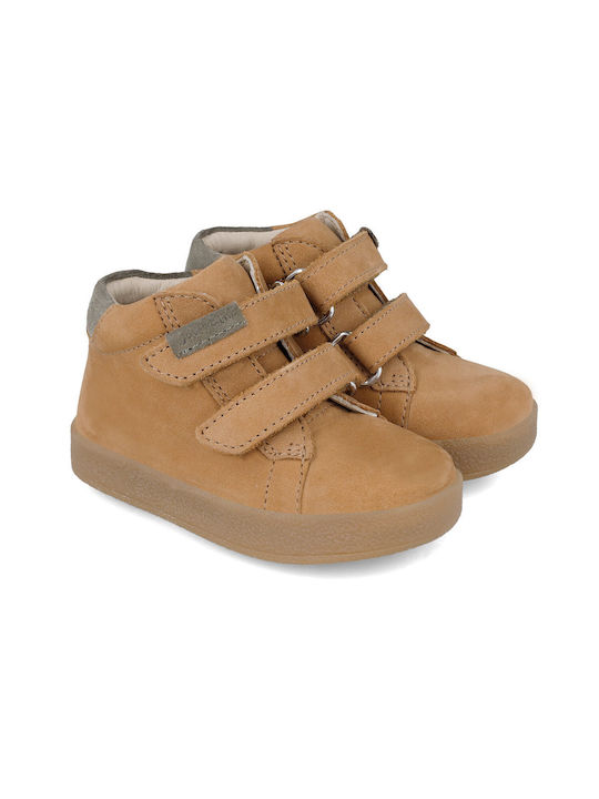 Garvalin Leather Ankle Boots Shoes 241315-B781 CAMEL