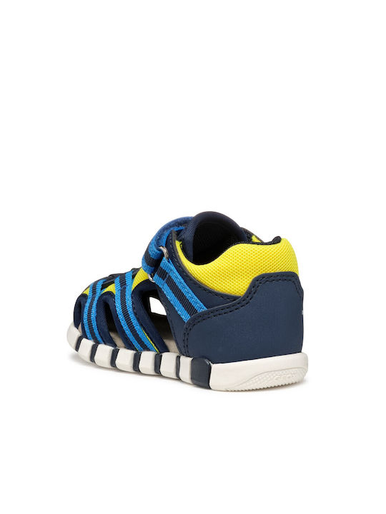 GEOX B555PA-05014-C4502 SANDAL navy-yellow
