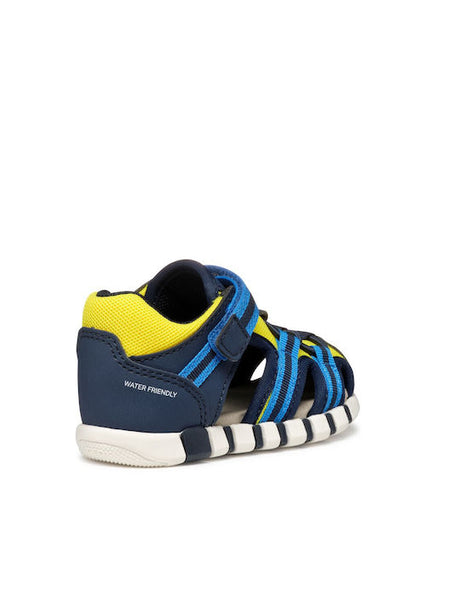 GEOX B555PA-05014-C4502 SANDAL navy-yellow