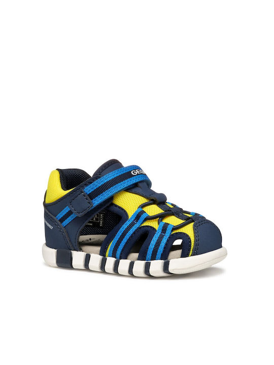 GEOX B555PA-05014-C4502 SANDAL navy-yellow