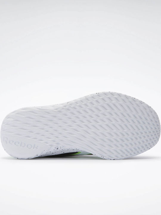 Reebok 100209194 Rush Runner Syn Elastic Lace & Top Strap black-lime-white