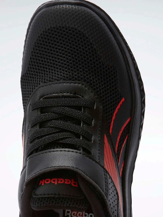 Reebok 100209181 Rush Runner 5 Elastic Lace &amp; Top Strap black-red-grey
