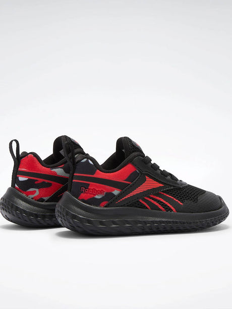 Reebok 100209188 Rush Runner 5 Elastic Lace Infant black-red-grey