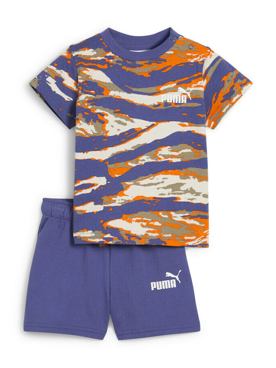 Puma 686287 46 Children's Set with Shorts Summer 2pcs Camo