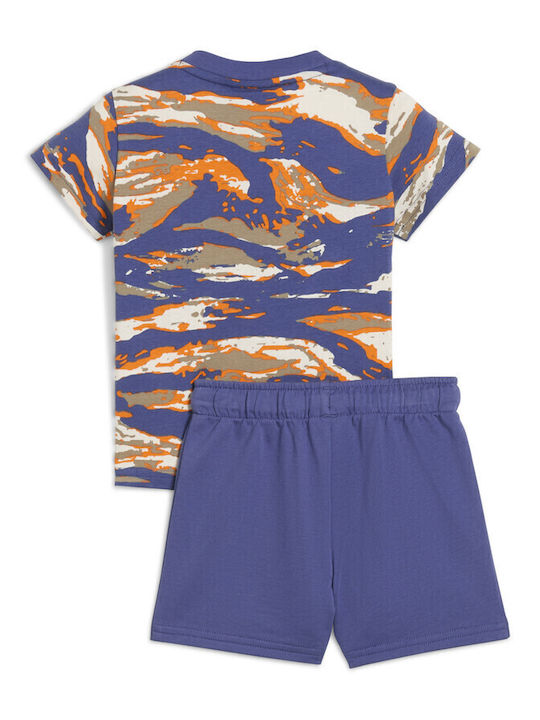 Puma 686287 46 Children's Set with Shorts Summer 2pcs Camo
