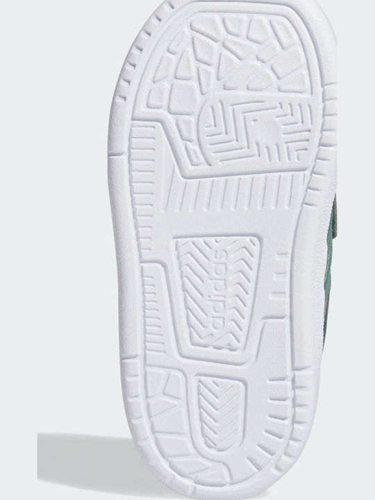 adidasRapid Court Cf Παιδικά Sneakers με velcro JR1023 Πράσινα