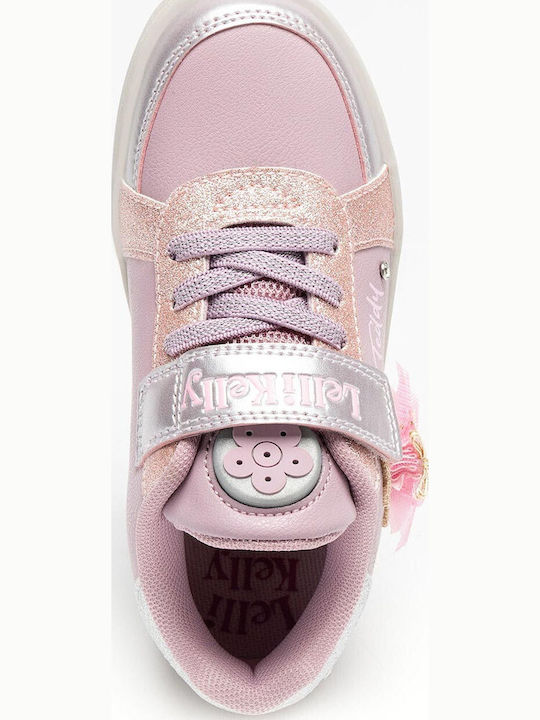LELLI KELLY  LKAA5210-CI01 Mille Stelle Παιδικά Sneakers με Σκρατς & Φωτάκια roza