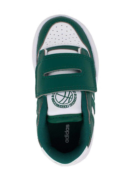 adidasRapid Court Cf Παιδικά Sneakers με velcro JR1023 Πράσινα