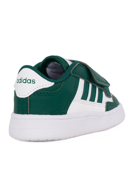 adidasRapid Court Cf Παιδικά Sneakers με velcro JR1023 Πράσινα