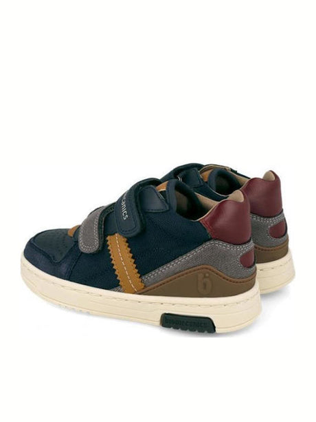 Biomecanics Παιδικά Sneakers High Ανατομικά με Velcro 261211-a183 OCEAN