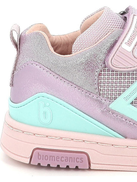 Biomecanics Παιδικά Sneakers High Ανατομικά με velcro 261212-c854 VIOLETA
