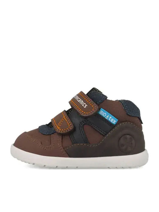 Biomecanics Παιδικά Sneakers High Ανατομικά με Velcro 261152-b903 CHOCO
