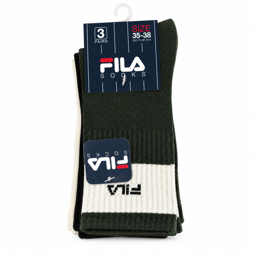 FILA  Αθλητικές Κάλτσες Hight  3 Ζεύγη F8064-527