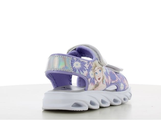 DISNEY FZ014819 FROZEN SANDAL με φώτακια purple-silver