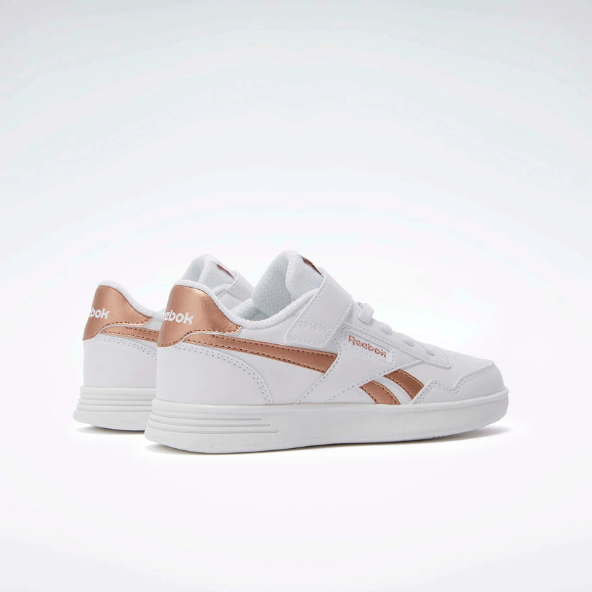 Reebok 100211098 Court Advance Elastic & Top Strap white-rose-gold
